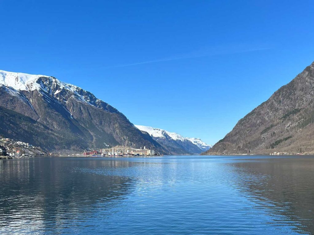 fjorden van Noorwegen